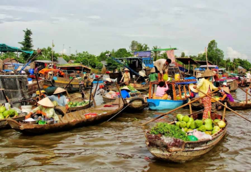 Chau Doc floating village: A wonderful place in An Giang for visiting