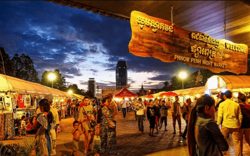 Night Market Phnom Penh Cambodia Travel Guide