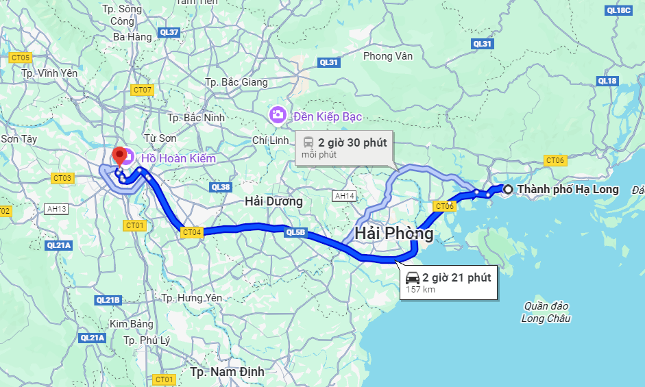 distance-and-travel-time-from-ha-long-to-hanoi