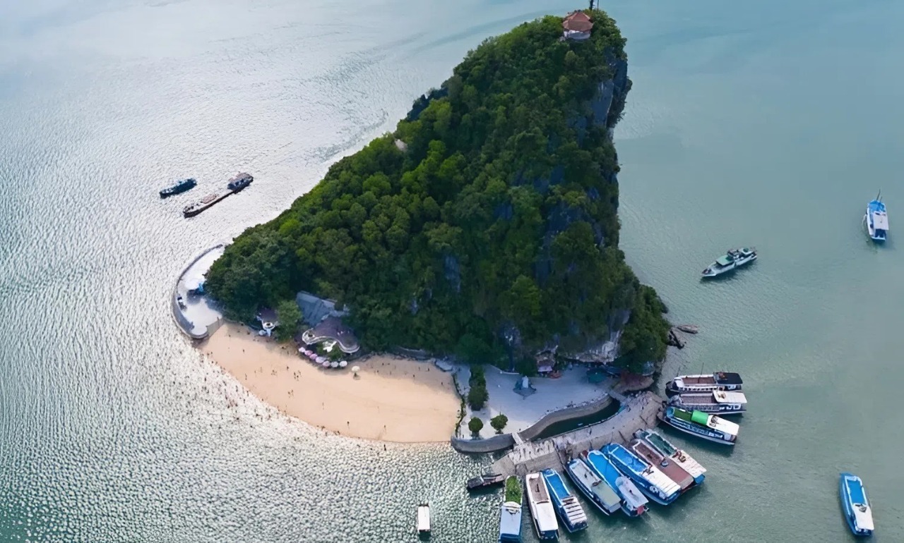 Titop Island from above