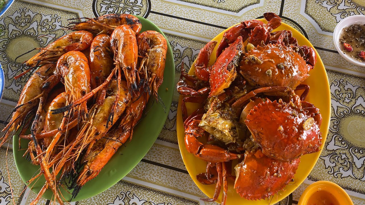 Fresh seafood from Go Cong Beach